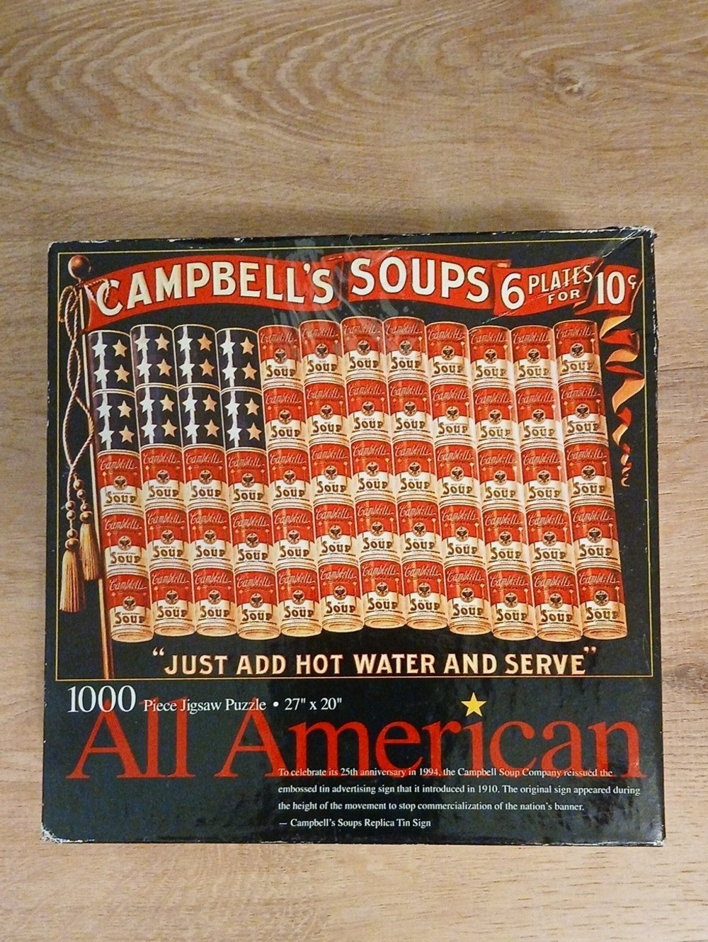 Campbell's Soups Vintage All American Jigsaw Puzzle